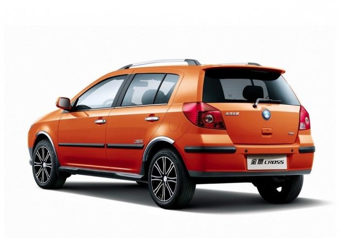 "Gilly MK Cross" - een ongewone hatchback met een gekruiste buitenkant