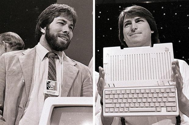 Steve Wozniak en Steve Jobs