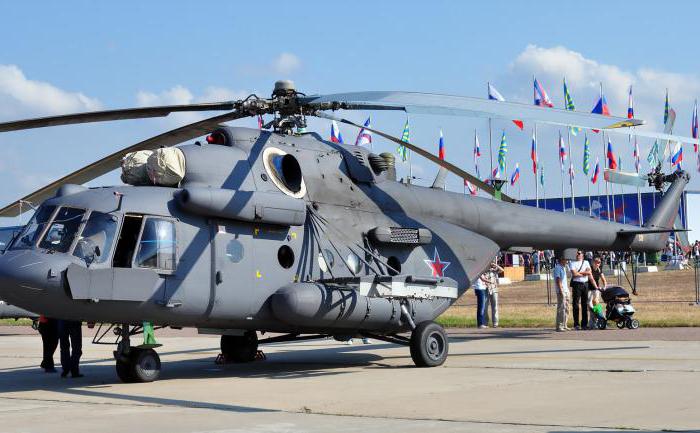 Transport-aanvalshelikopter Mi-8AMTSH: beschrijving, bewapening