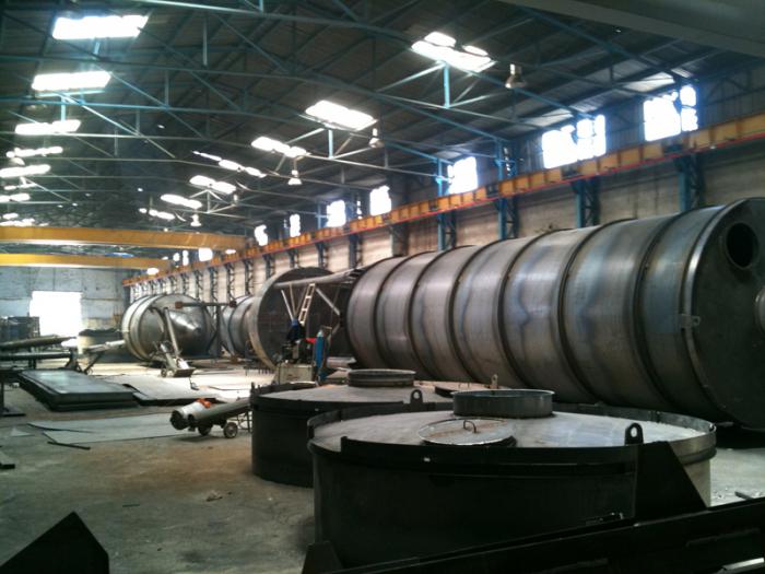 productie van silo's voor cement