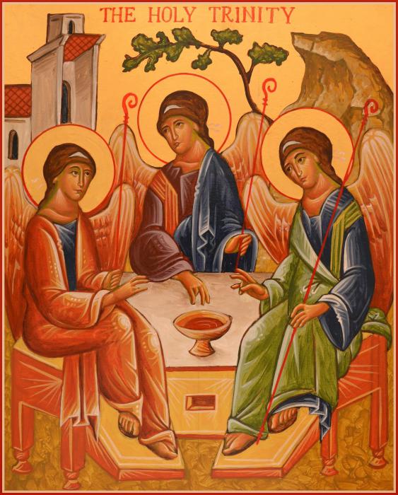 Wat is de heilige drie-eenheid? Kerk van de Heilige Drie-eenheid. Iconen van de Heilige Drie-eenheid