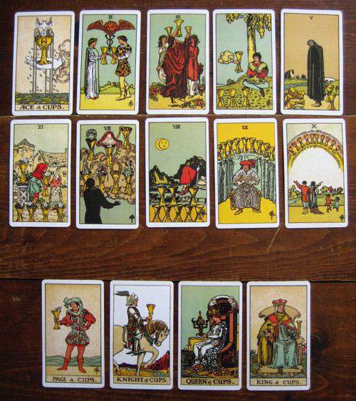 Tarot, Five Cups: de waarde van de kaart