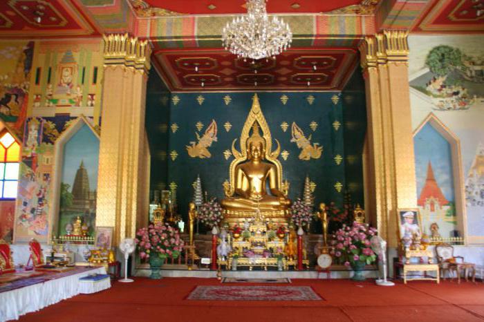 de bouw van een boeddhistische tempel 