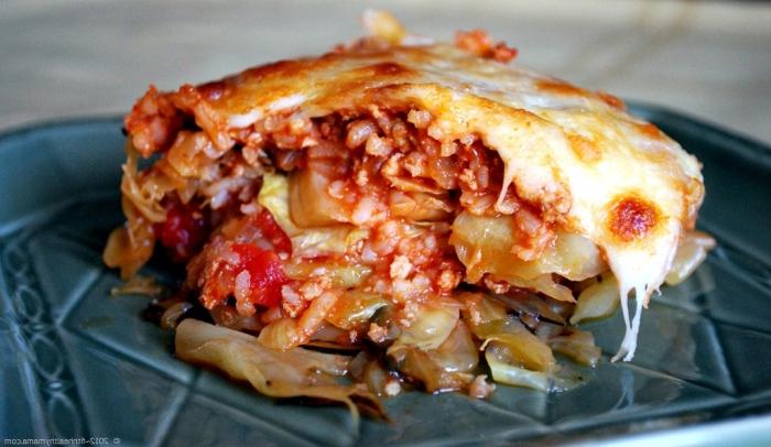 We leren het recept voor lazy cabbage rolls met gehakt