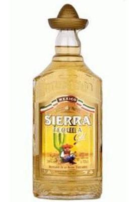 Tequila "Sierra": gedetailleerde beschrijving en productsoorten