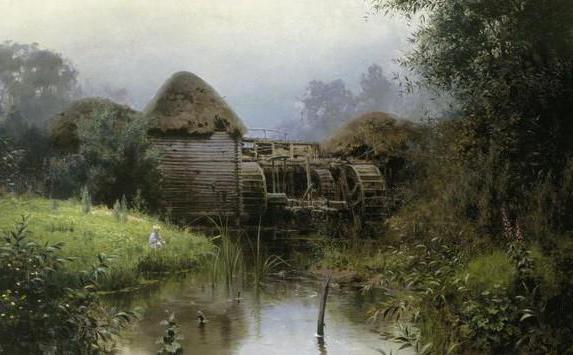 Vasily Polenov "Begroeide vijver"