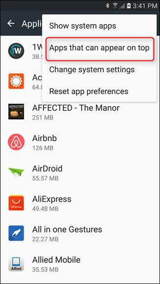 hoe applicatie-overlays in Android uit te schakelen 6 
