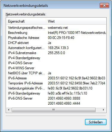 configuratie van ipv6 windows 7 