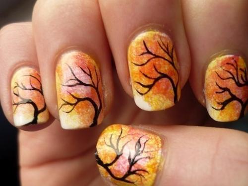 herfst manicure