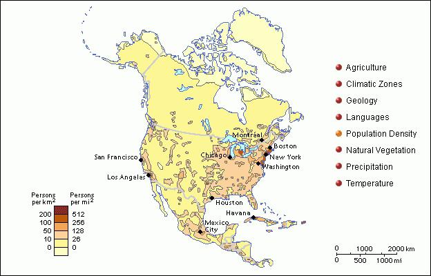 bevolking van Noord-Amerika