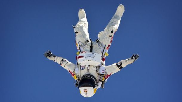 Springen vanuit de stratosfeer: een legende geboren voor onze ogen