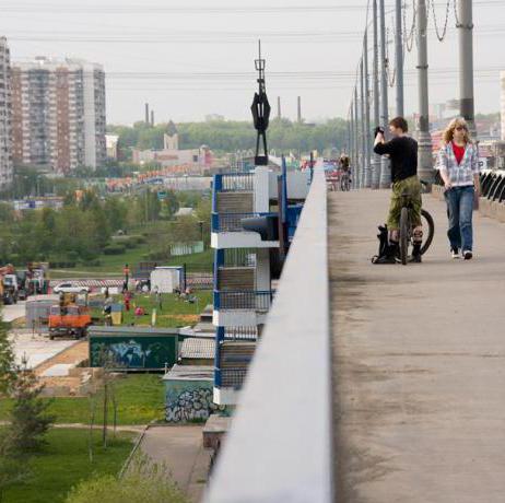 Brateevsky-brug in Moskou: foto, locatie