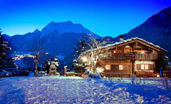 toevlucht van Mayrhofen Oostenrijk