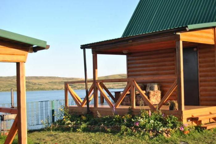 Lake Beloe (Altai Territory): recreatiecentra 