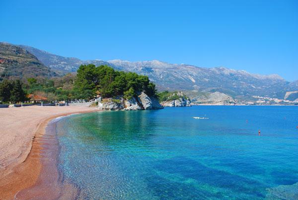 De meest populaire stranden van Montenegro
