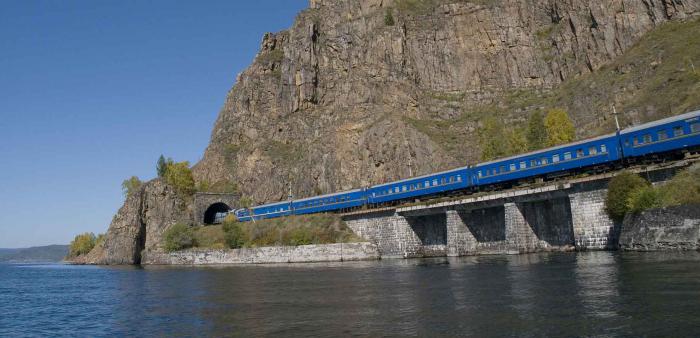 natuurlijke omstandigheden in de trans-Siberische spoorweg