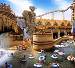 Wild waterpark in de wadi