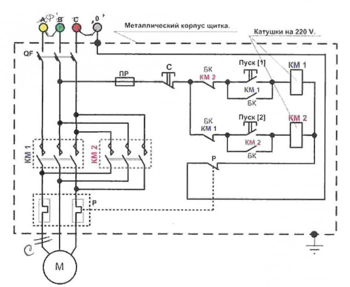 motor aansluitschema