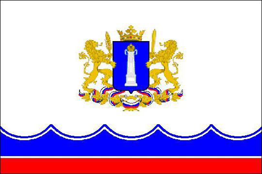 vlag van de regio Ulyanovsk